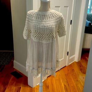 Large Ivy Jane Crocheted Swing Tunic